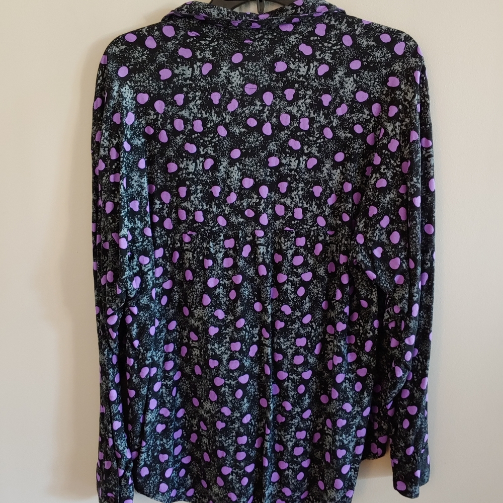 Vintage 80s Button Down Shirt Acid Wash - Picture 8 of 9